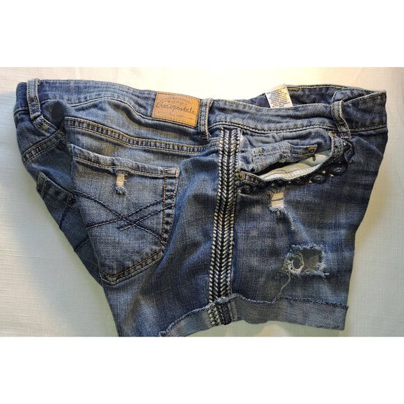 Womens Size 10 Aeropostale Midi Denim Shorts - Picture 6 of 8